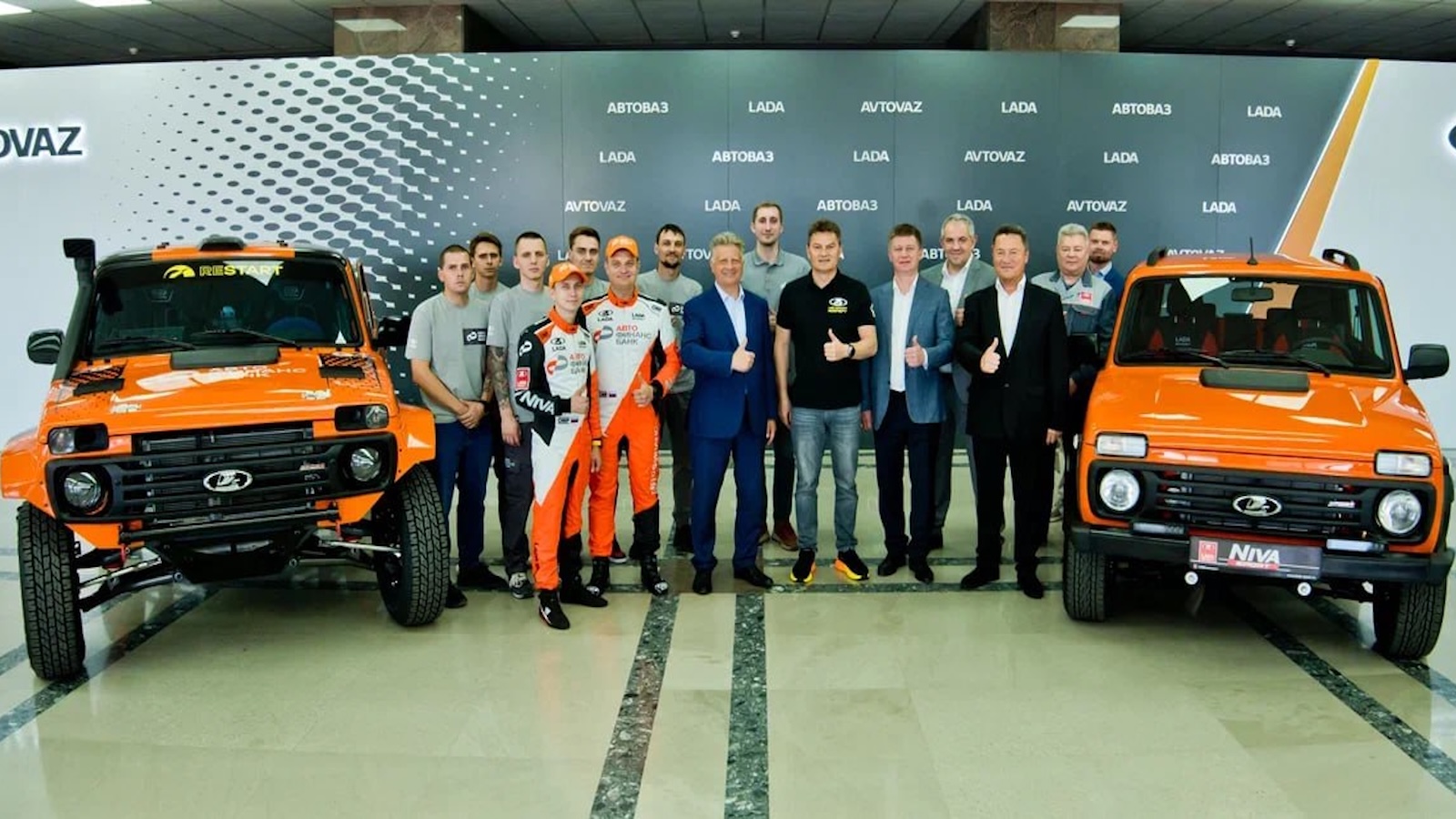 Στον αγώνα θα συμμετάσχουν δύο οχήματα LADA NIVA Sport Turbo, με δύο δυναμικά πληρώματα